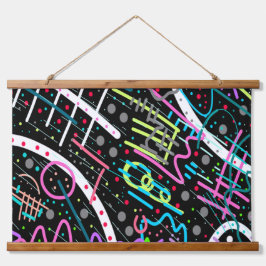 Tapiz Con Marco De Madera Desechos espaciales