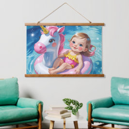 Tapiz Con Marco De Madera Días de agrupamiento