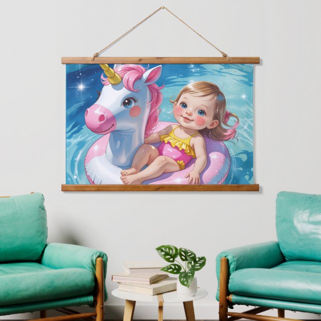 Tapiz Con Marco De Madera Días de agrupamiento (Sala de estar)