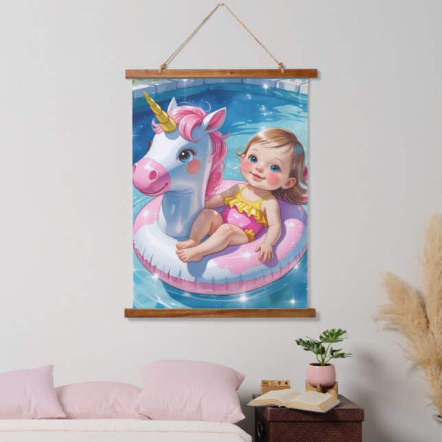 Tapiz Con Marco De Madera Días de agrupamiento (Dormitorio)