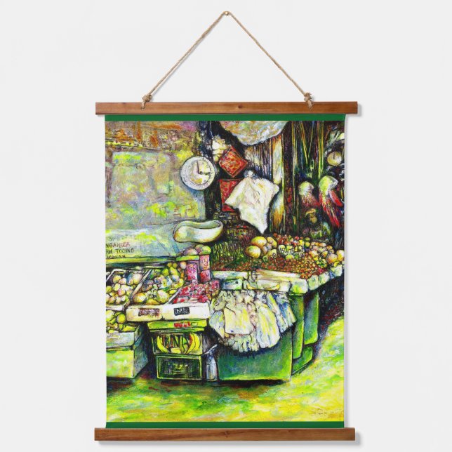 Tapiz Con Marco De Madera Dijo que involucrara toda la idea (Anverso)