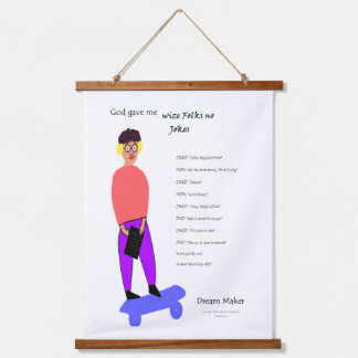 Tapiz Con Marco De Madera Dios me dio gente sabia