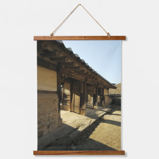 Tapiz Con Marco De Madera Diseñado con una fotografía de Corea del Sur, Vert