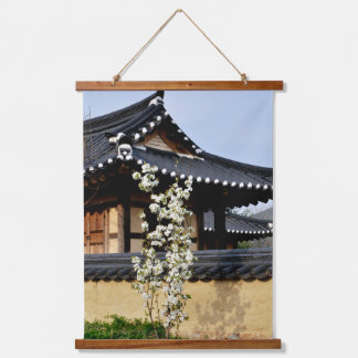 Tapiz Con Marco De Madera Diseñado con una fotografía de Corea del Sur, Vert