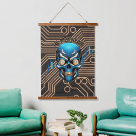 Tapiz Con Marco De Madera Diseño de Fantasía | Cripto Btc | Motivación | Azu