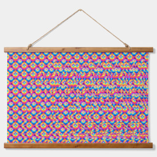 Tapiz Con Marco De Madera Diseño de manos de corazón estereograma 3D arte co
