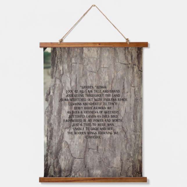 TAPIZ CON MARCO DE MADERA DISEÑO DE TAPESTRÍA DE MADERA TOPPEADO (Anverso)