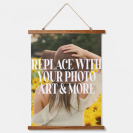 Tapiz Con Marco De Madera Diseño personalizado propio