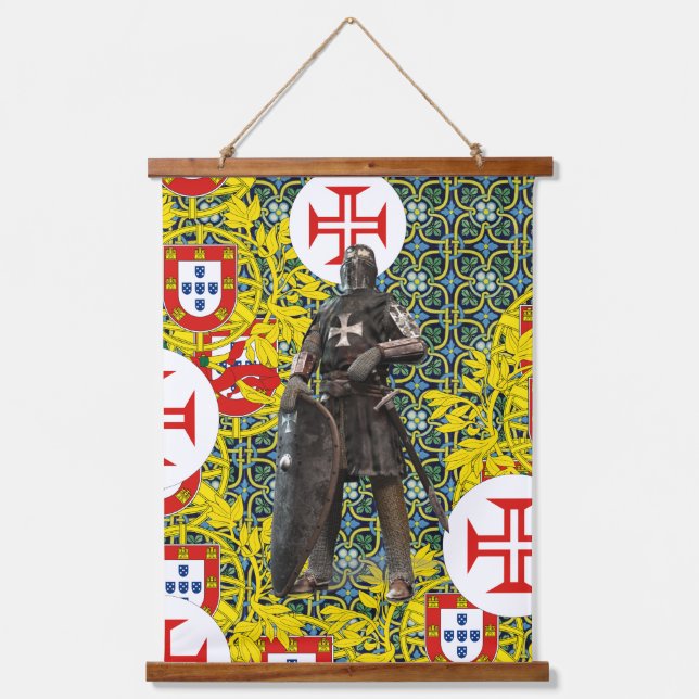 Tapiz Con Marco De Madera diseños portugueses (Anverso)