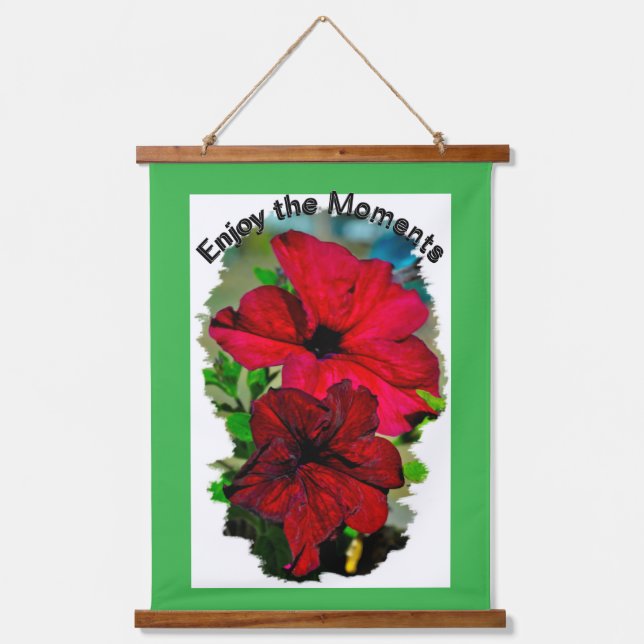 Tapiz Con Marco De Madera Disfruta de los momentos mariscos tapizados de par (Anverso)