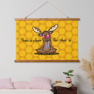 Tapiz Con Marco De Madera Doormat de Medición de Moose KiniArt