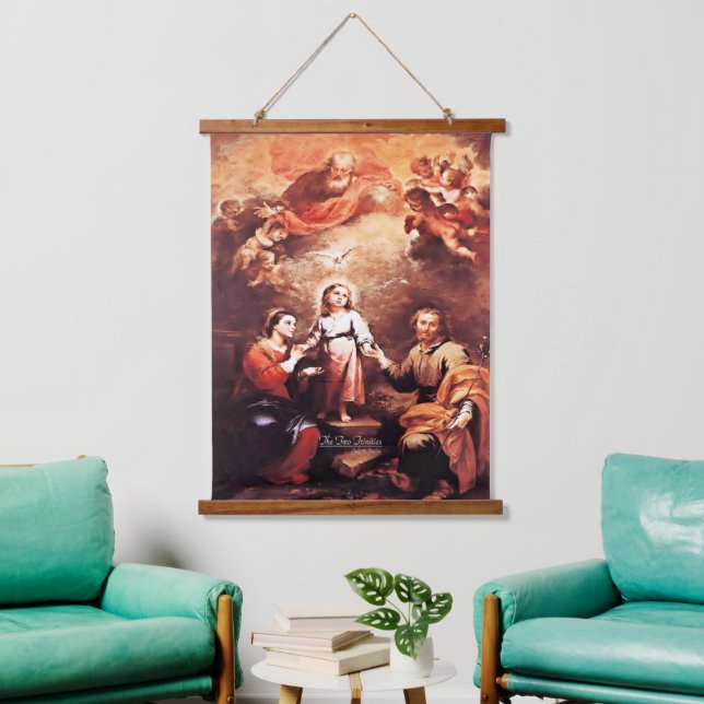 Tapiz Con Marco De Madera Dos trinidades (Sala de estar)