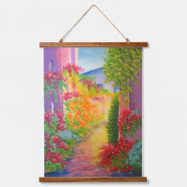 Tapiz Con Marco De Madera Down the Lane