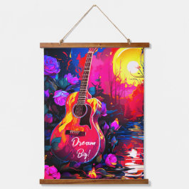 Tapiz Con Marco De Madera Dream Big