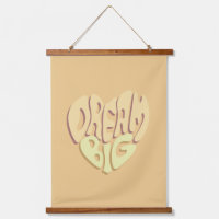 Dream Big: Palabras positivas amarillas