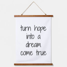Tapiz Con Marco De Madera Dream Come True Wood Topic Wall Tapestry