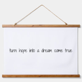 Tapiz Con Marco De Madera Dream Come True Wood Topic Wall Tapestry