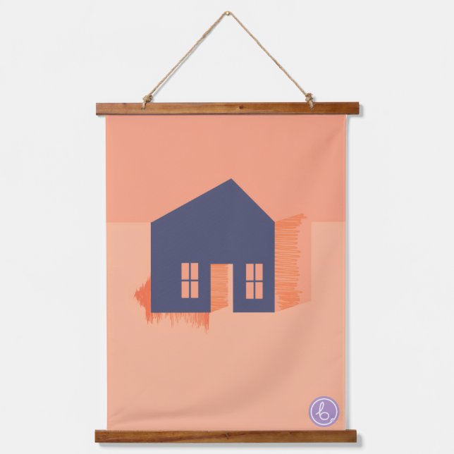 Tapiz Con Marco De Madera Dungeness Inspired Otoño belacreative.co.uk (Anverso)