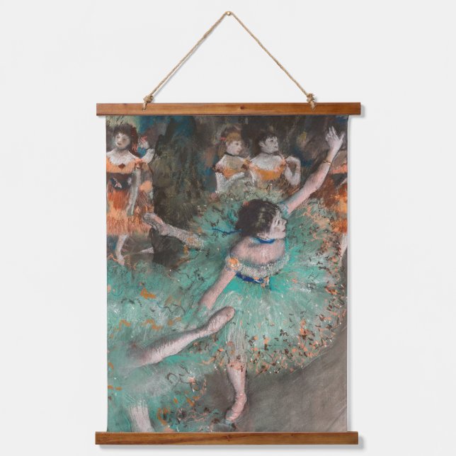 Tapiz Con Marco De Madera Edgar Degas - Bailarina balancín / bailarina en ve (Anverso)