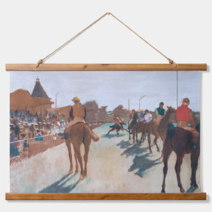 Tapiz Con Marco De Madera Edgar Degas - La Parada