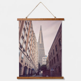 Tapiz Con Marco De Madera Edificio TransAmerica