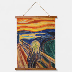 Tapiz Con Marco De Madera Edvard Munch - El Grito 1910
