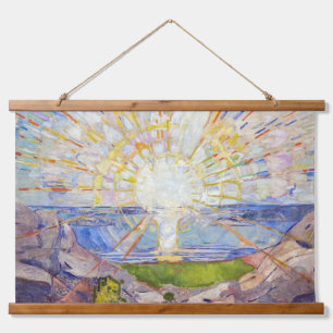 Tapiz Con Marco De Madera Edvard Munch - The Sun 1911