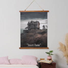 Tapiz Con Marco De Madera Eerie Seclusion