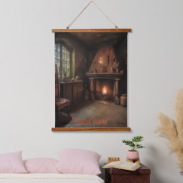 Tapiz Con Marco De Madera Eerie Seclusion