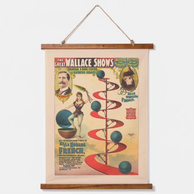 Tapiz Con Marco De Madera El Acto De M'lle Norada French (Anverso)