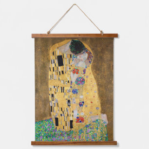 Tapiz Con Marco De Madera El Beso de Gustav Klimt