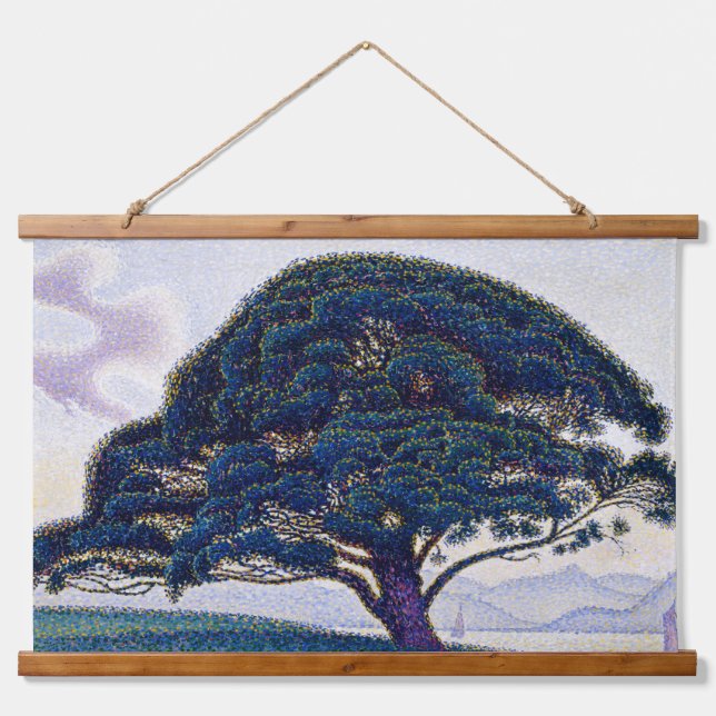 Tapiz Con Marco De Madera El Bonaventure Pine - Paul Signac (Anverso )