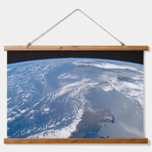 Tapiz Con Marco De Madera El Canal de Panamá.