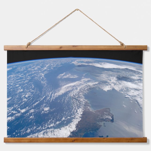 Tapiz Con Marco De Madera El Canal de Panamá. (Anverso )