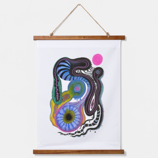 Tapiz Con Marco De Madera El ciclo de vida (Anverso)