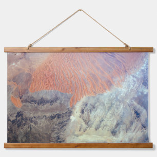 Tapiz Con Marco De Madera El Desierto Del Sahara En Argelia, Norte De África