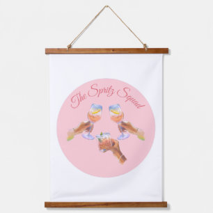 Tapiz Con Marco De Madera El Escuadrón Spritz   Escuadrón de la Despedida de