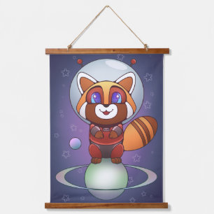 Tapiz Con Marco De Madera ¡El espacio Panda Chippy!