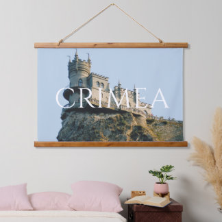 Tapiz Con Marco De Madera El nido del castillo de Swallow en Crimea