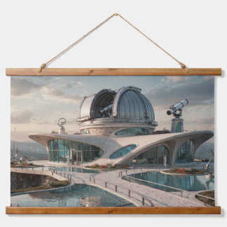 Tapiz Con Marco De Madera El Observatorio