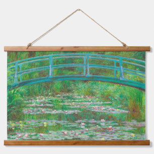 Tapiz Con Marco De Madera El puente japonés Claude Monet