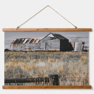 Tapiz Con Marco De Madera El refugio de ayer