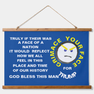 Tapiz Con Marco De Madera El rostro de una nación