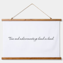 El Tiempo Y Los Logros La Madera Topada Tapiz De M