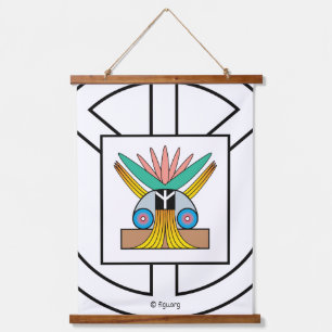 Tapiz Con Marco De Madera El verdadero símbolo de la paz