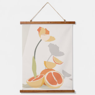 Tapiz Con Marco De Madera Elegancia monocroma