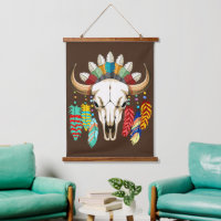 Emblema de cráneo de búfalo nativo americano