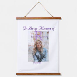 Tapiz Con Marco De Madera En la memoria amorosa de la memoria mantener la me