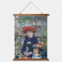 En la Terraza, Retrato Impresionista, Renoir