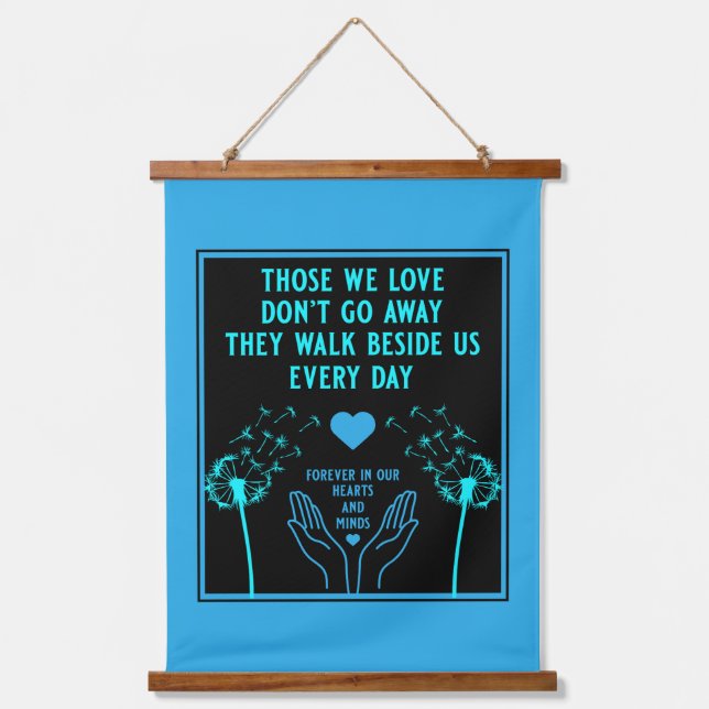 Tapiz Con Marco De Madera En Memoria Aversión Y Pérdida Fotoimpresión (Anverso)